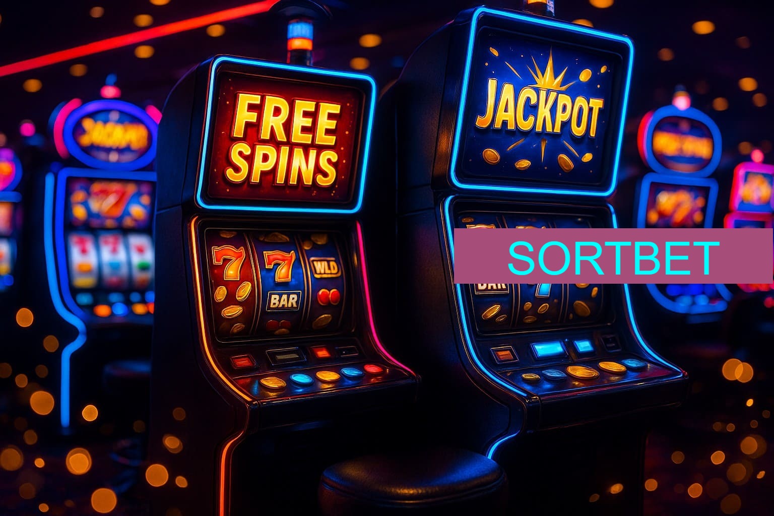 Diversos jogos de caça-níqueis